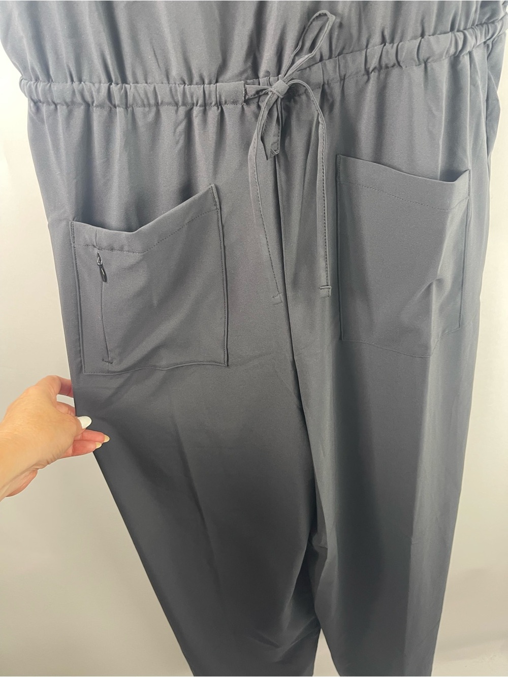 Toad&Co Sunkissed Livvy Black Medium Wide Leg Gorpcore Granola Utility Jumpsuit - Picture 2 of 11